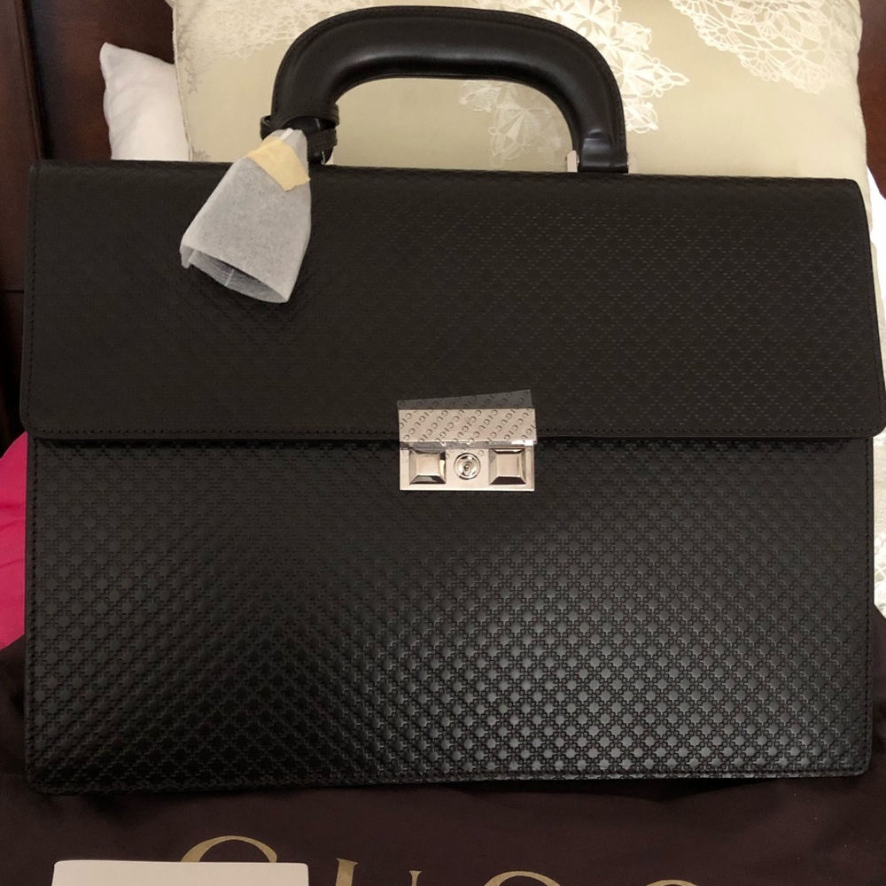 💕Sold💕Brand New GUCCI EMBOSSED Attaché Case